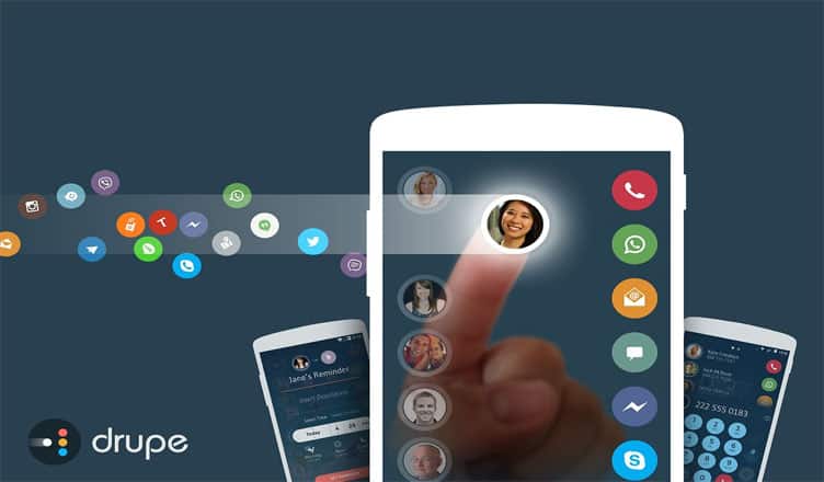 Drupe A smartly designed dialer app for your Android