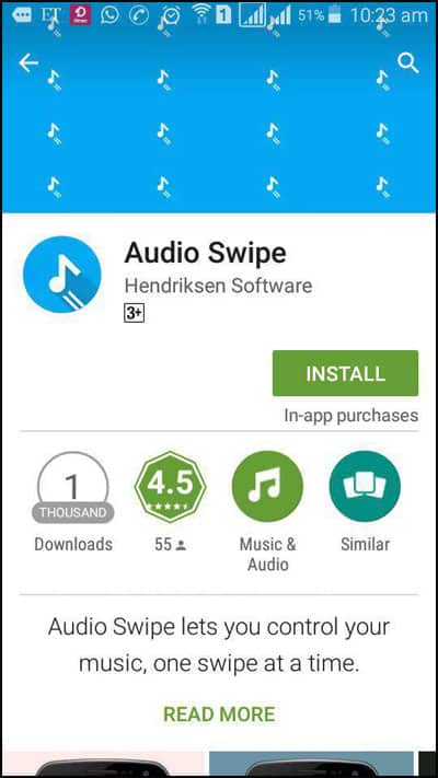 Download Audio Swipe on your Android