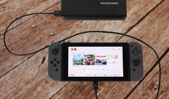 can you charge a nintendo switch with a power bank