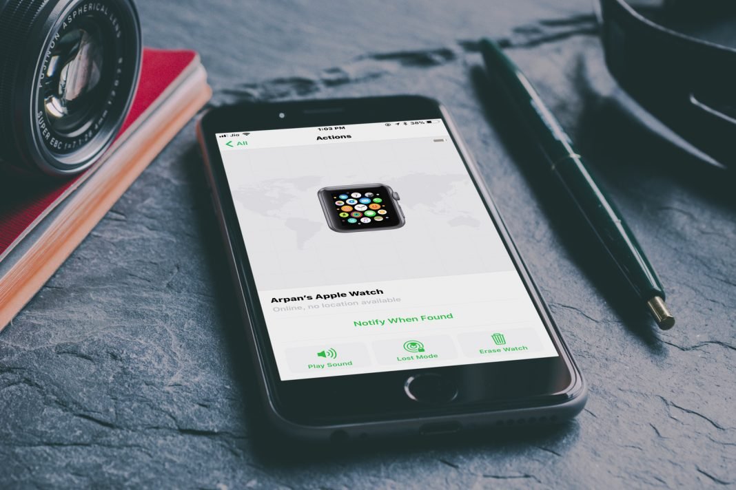 How to Find Lost Apple Watch Using Find My iPhone App from iPhone and